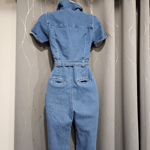 Hudson Jeans Blue Denim Jumpsuit - Picture 3 of 10